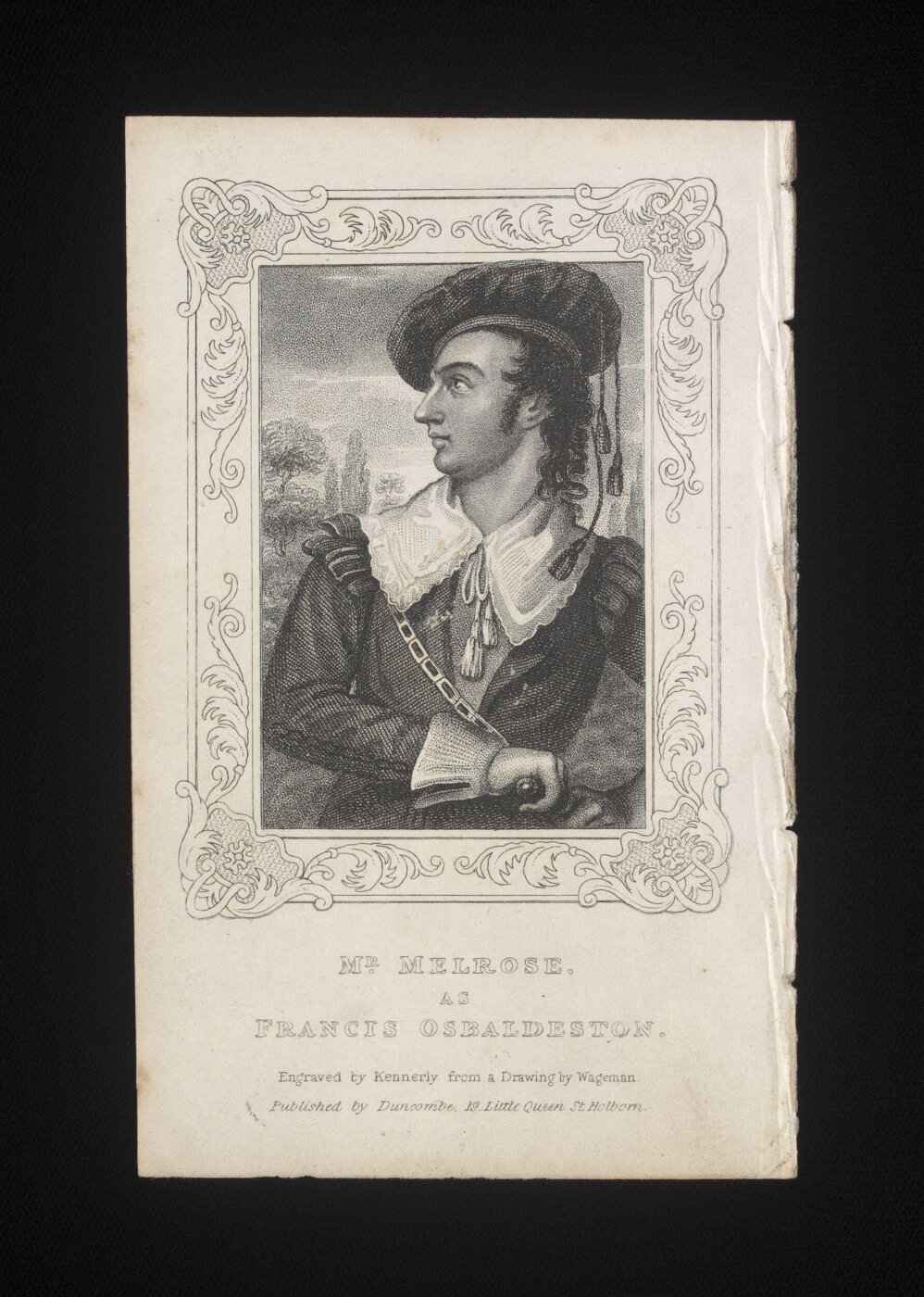 Thomas Charles Wageman, Mr. Melrose/as/Francis Osbaldeston