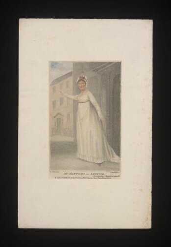 Mrs. Mattocks as Lettice/Intriguing Chambermaid