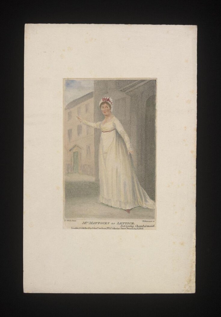 Mrs. Mattocks as Lettice/Intriguing Chambermaid top image