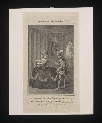 Mrs. Massey, in the character of Albina & Mr. Dimond, in that of Edward.