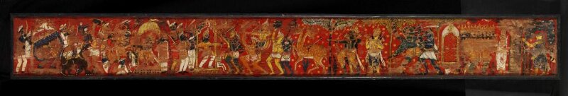 Painted wooden panel