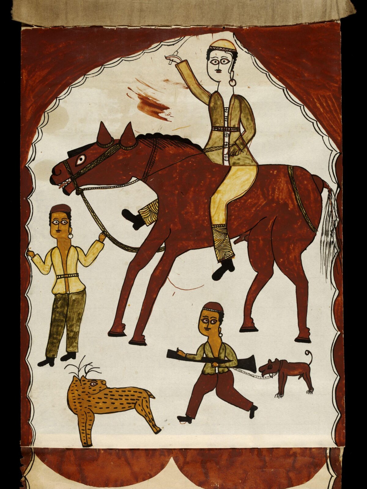 Scroll painting, Kelaram Chitrakar, ca. 1940