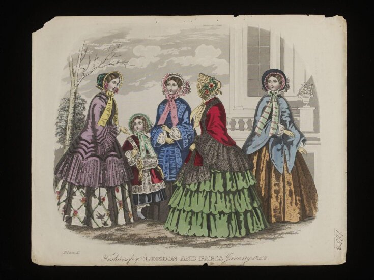 Fashions for London and Paris July 1852 top image