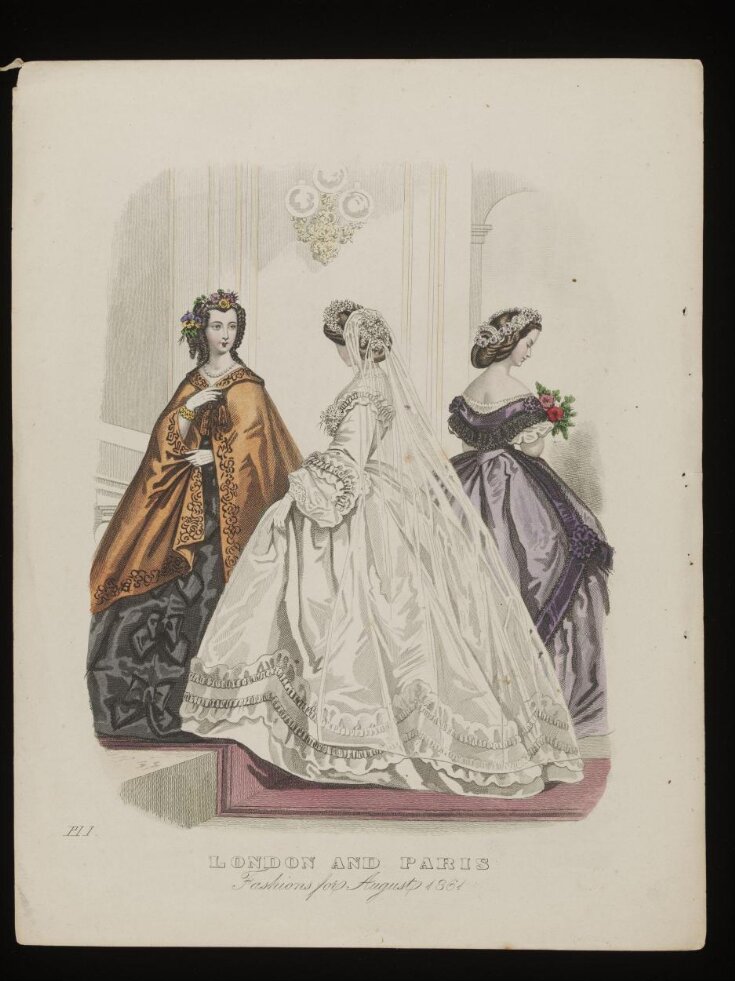Fashions for August 1861 top image