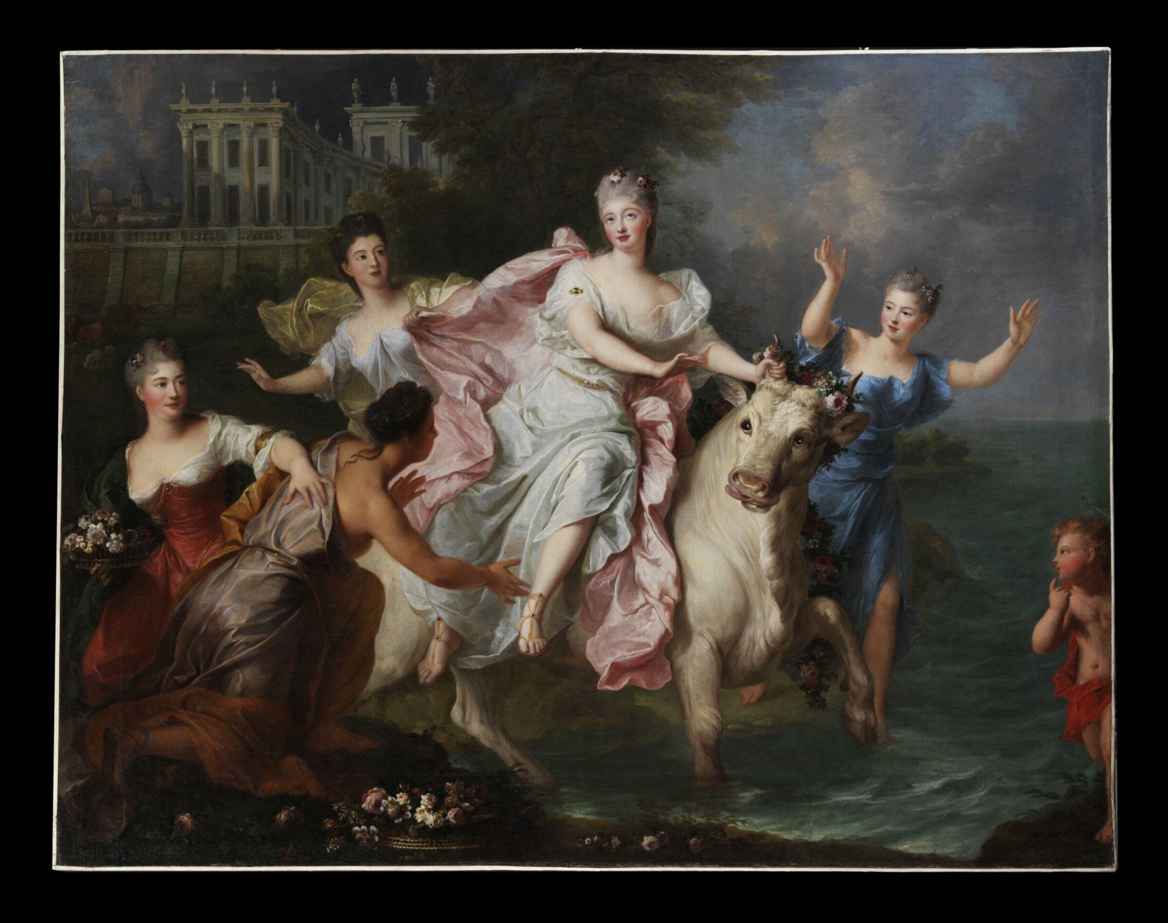 The Rape of Europa, Pierre Gobert, 1710-1720