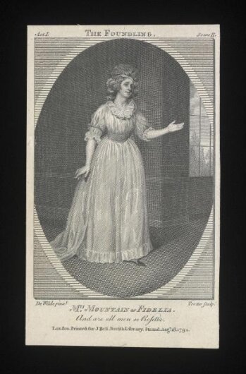 Mrs Mountain as Fidelia