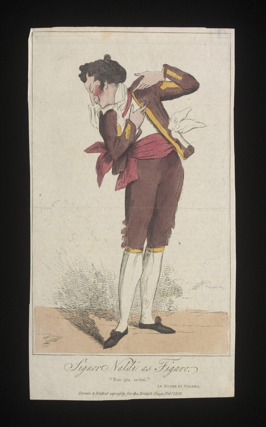 Cruikshank, George, Naldi as Figaro