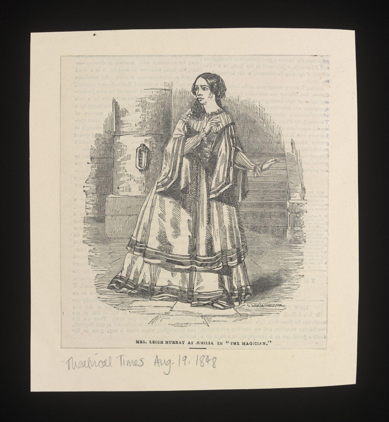 unknown, Mrs Leigh Murray as Emilia in the Magician