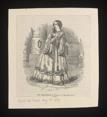 Mrs Leigh Murray as Emilia in the Magician