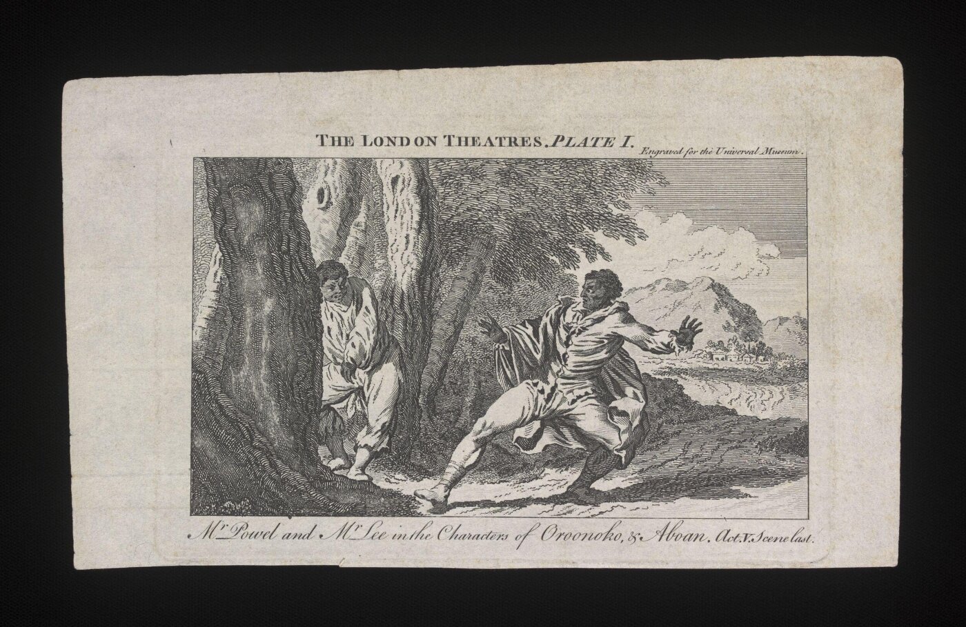 unknown, Mr Powel and Mr Lee in the character of Oroonoko
