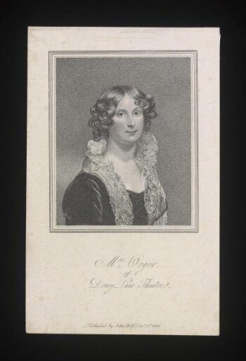 Mrs Orger of Drury Lane Theatre