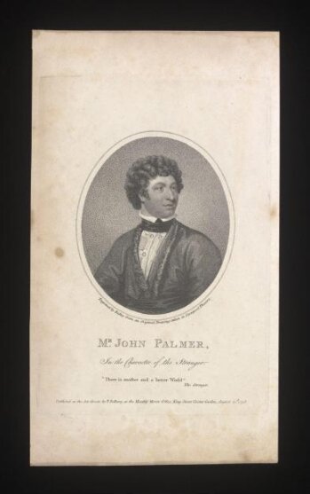 Mr John Palmer in the character of the Stranger