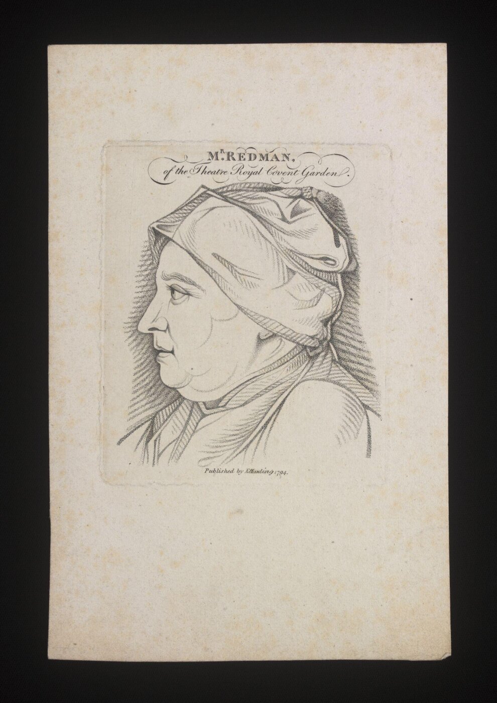 unknown, Mr Redman of the Theatre Royal Covent Garden