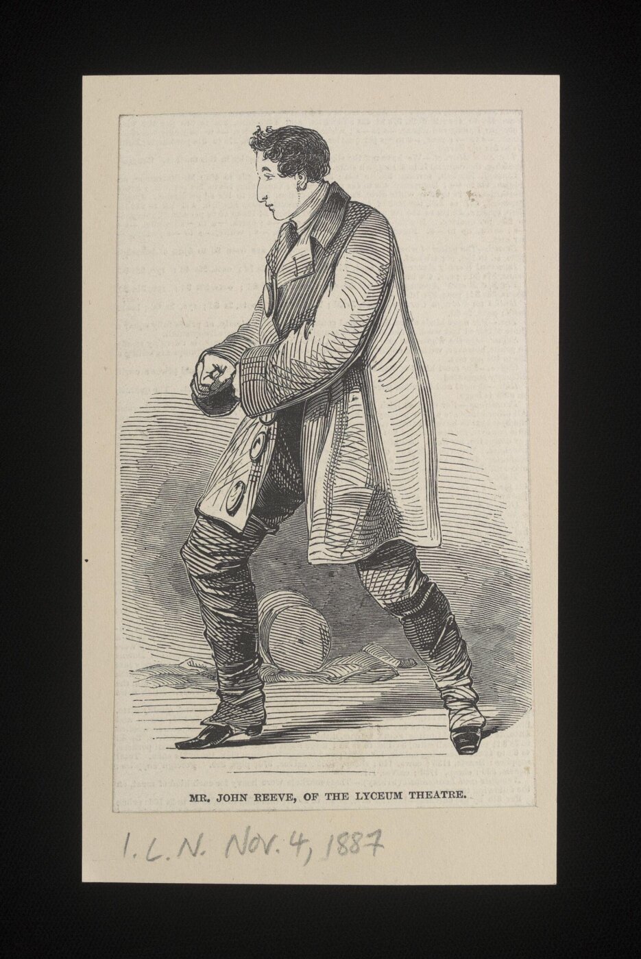 unknown, Mr John Reeve, of the Lyceum Theatre