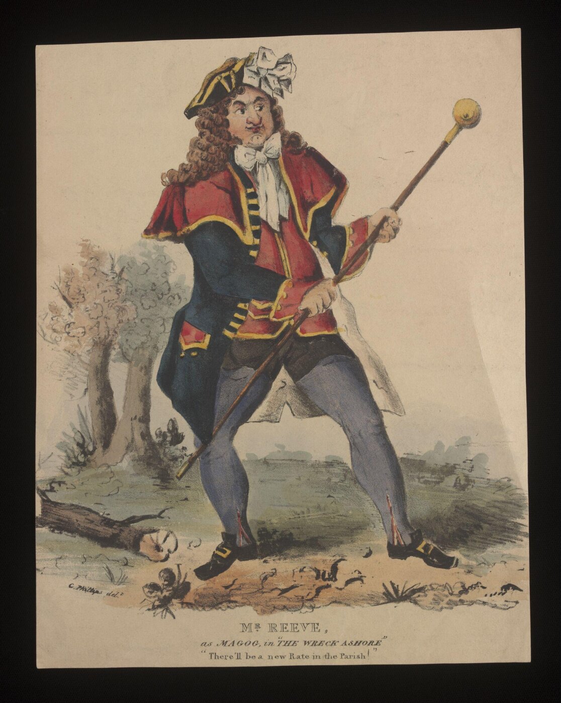 unknown, Mr Reeve as Magog in the Wreck Ashore