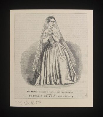 Miss Reynolds as Agnes in Lavater The Physiognomist