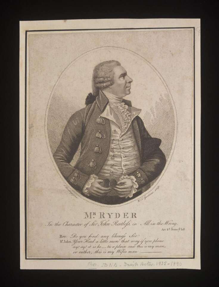 Mr. Ryder in the character of Sir John Restless in All in the Wrong top image