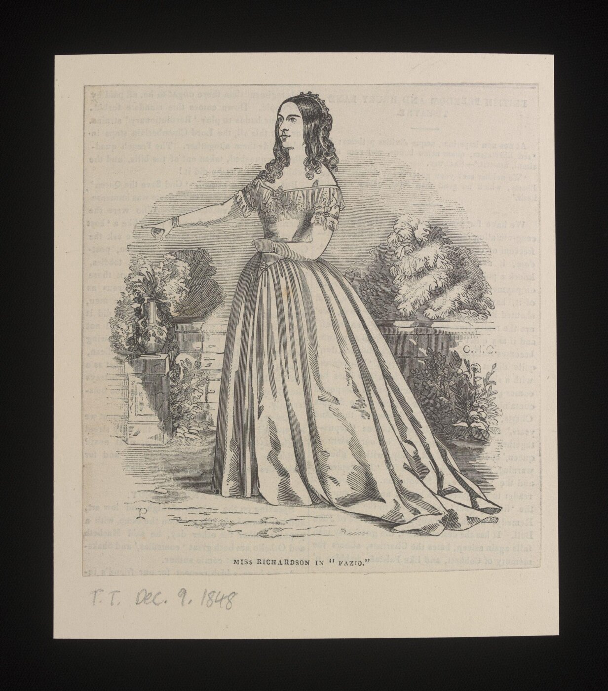 unknown, Miss Richardson in Fazio
