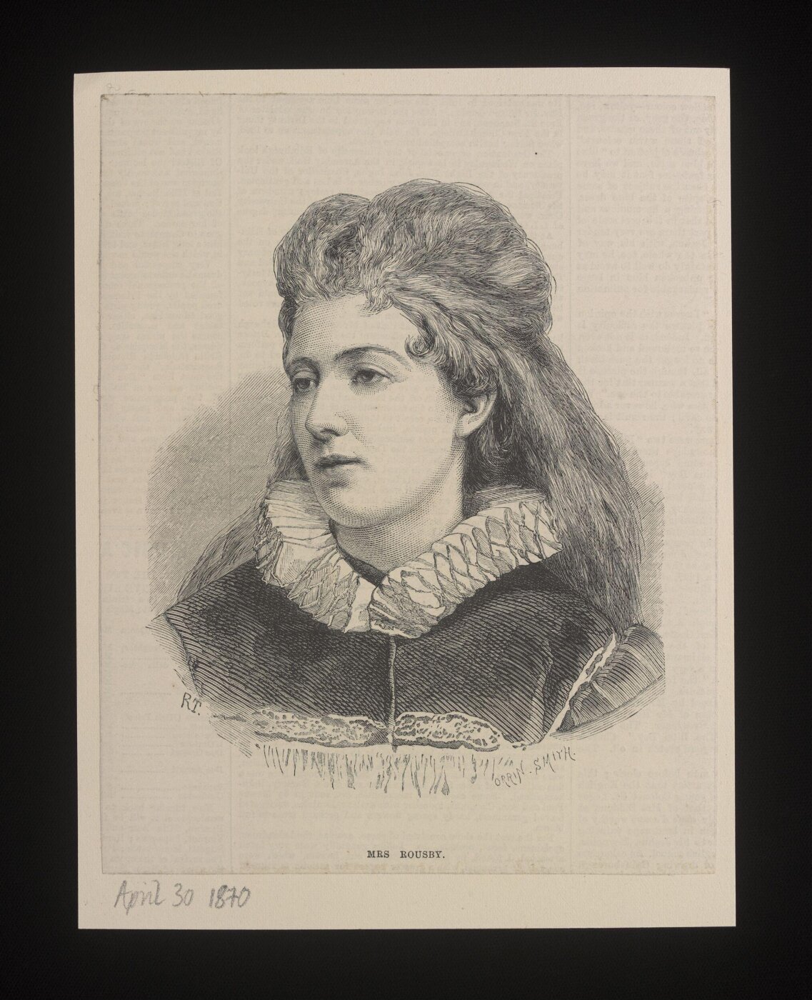 unknown, Mrs Rousby