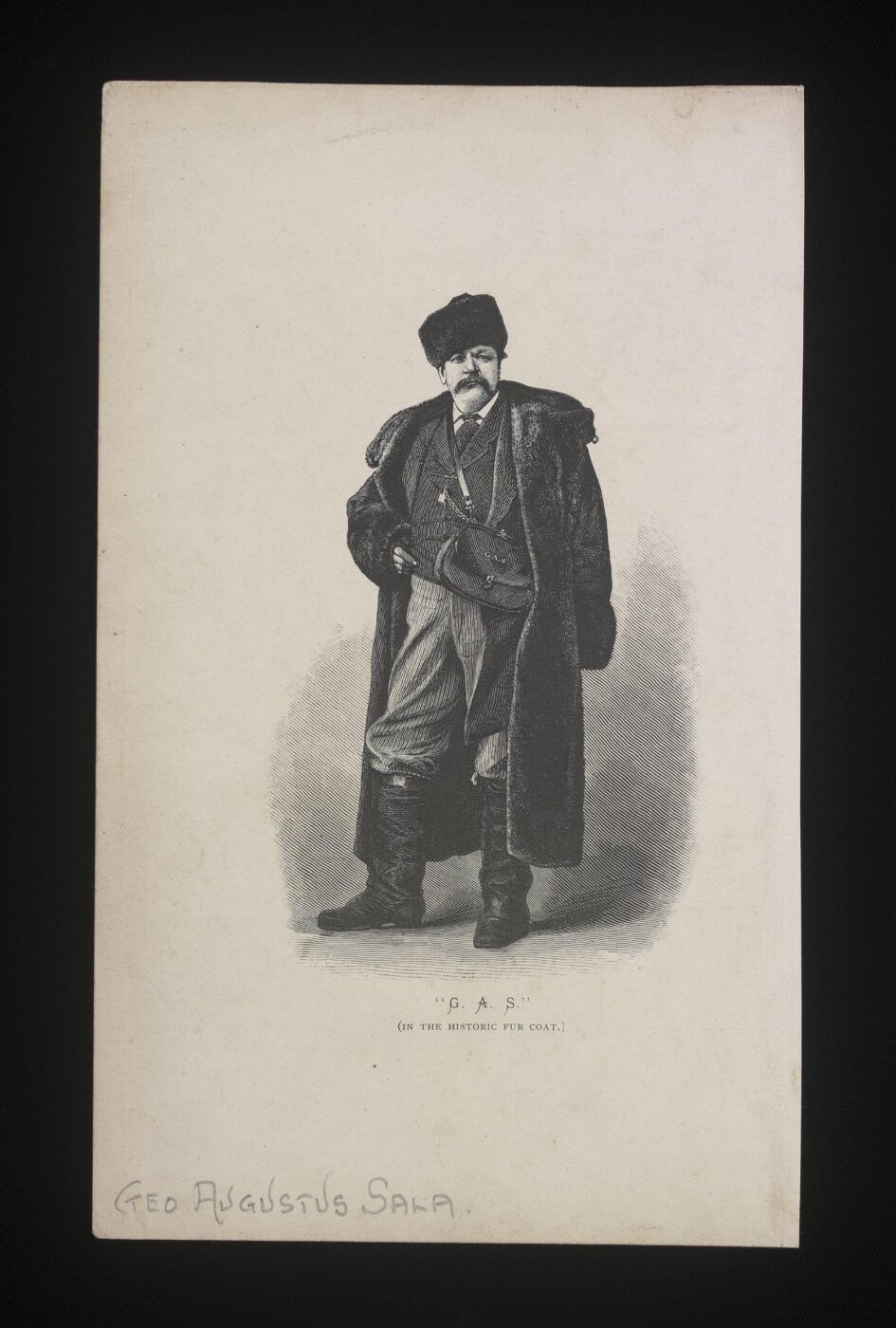 Unknown, G.A.S (in the historic fur coat)