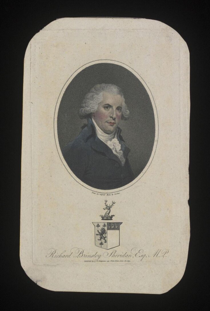 Richard Brinsley Sheridan, Esq. M.P. top image