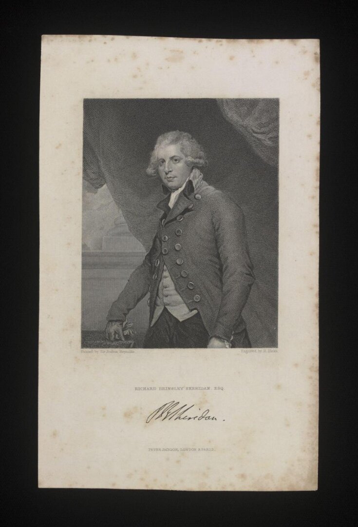 Richard Brinsley Sheridan Esq top image