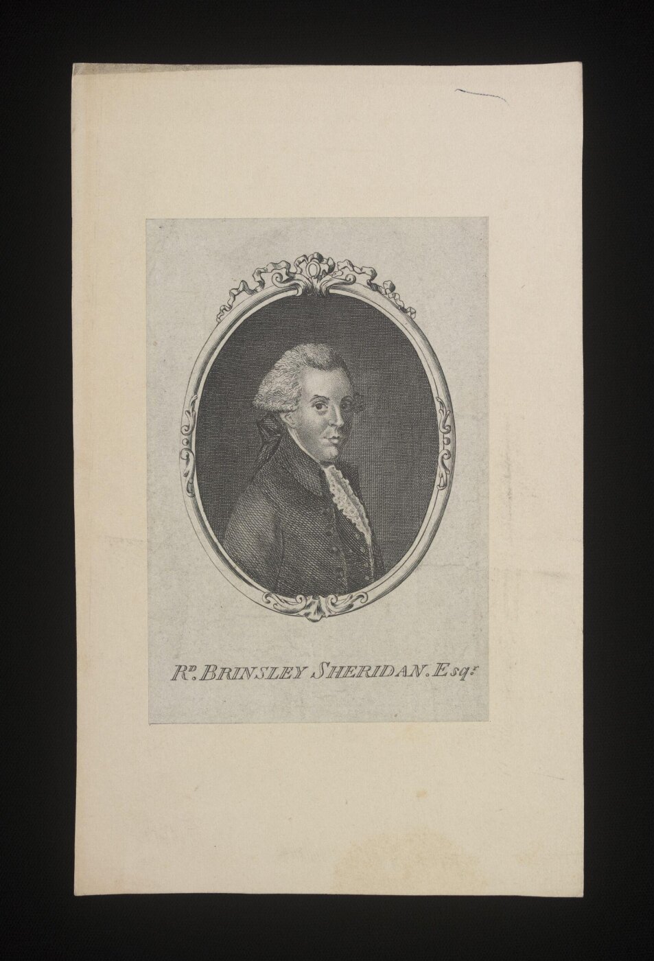 Unknown, Rd Brinsley Sheridan Esq