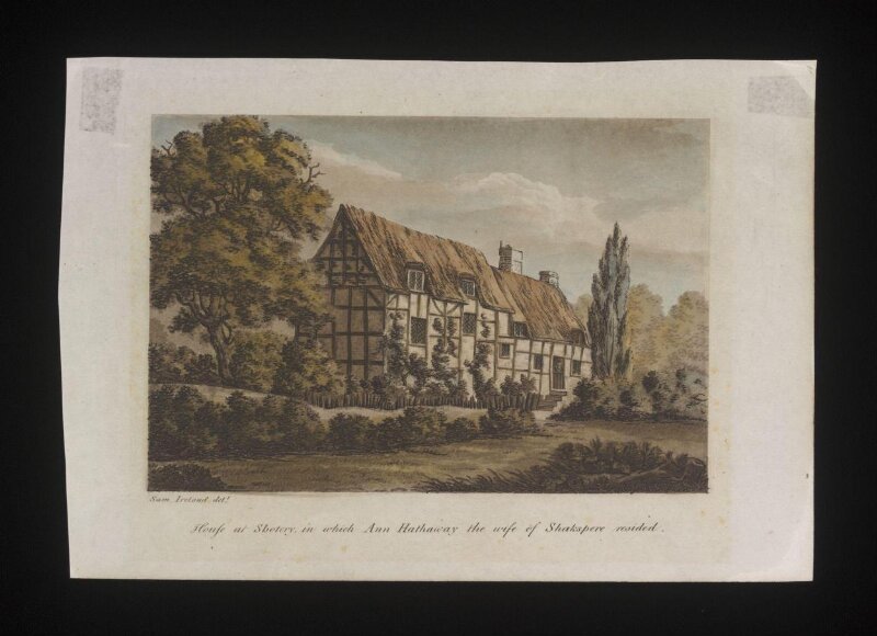 House at Shotery, in which Ann Hathaway the wife of Shakspere resided