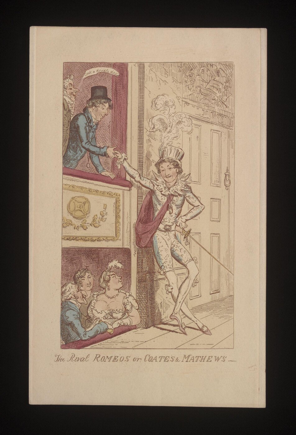 Cruikshank, George, The Rival Romeos or Coates and Mathews!