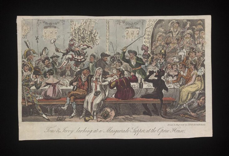 Tom and Jerry larking at a Masquerade Supper at the Opera House top image