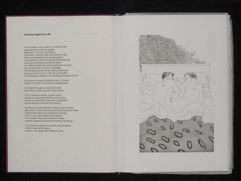 Fourteen poems by C.P. Cavafy: chosen and illustrated with twelve etchings by David Hockney