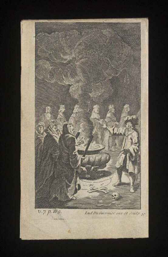 <i>Macbeth</i> (ca. 1780) by Louis du Guernier