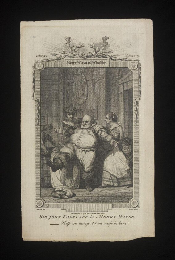 <i>Merry Wives of Windsor</i> (24/12/1781) by Joseph Collyer