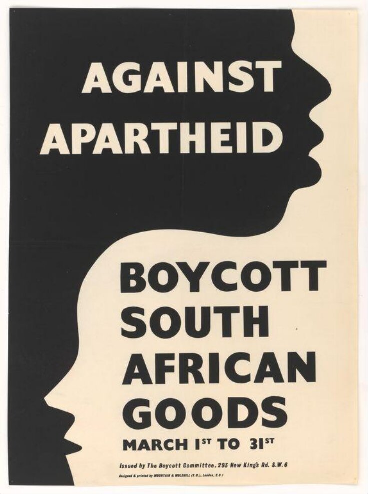 Against Apartheid. Boycott South African Goods top image