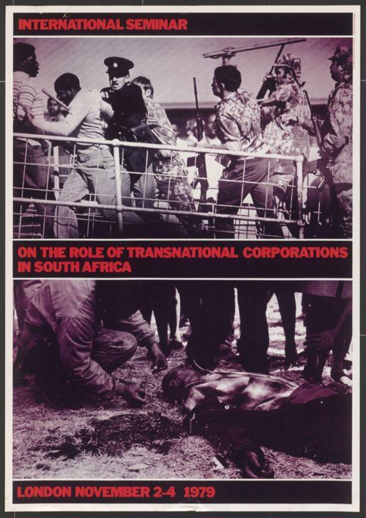 International Seminar on the role of Transnational Corporations in South Africa top image