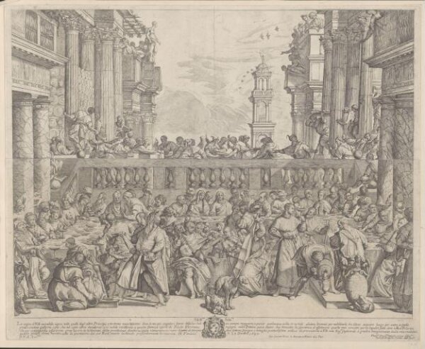 Marriage at Cana | Veronese, Paolo | Vanni, Giovanni Battista | V&A ...