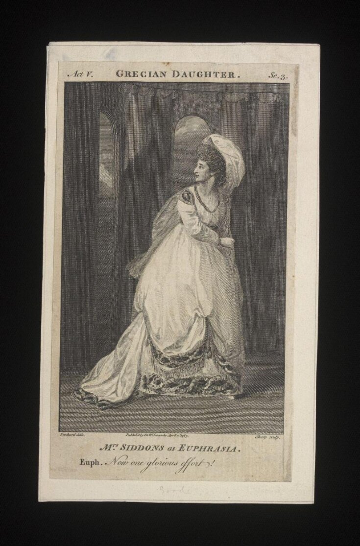 Mrs Siddons as Euphrasia image