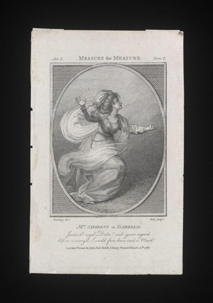 Mrs Siddons in Isabella top image