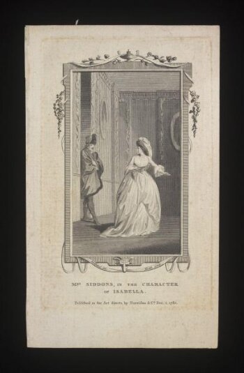 Mrs Siddons in the character of Isabella