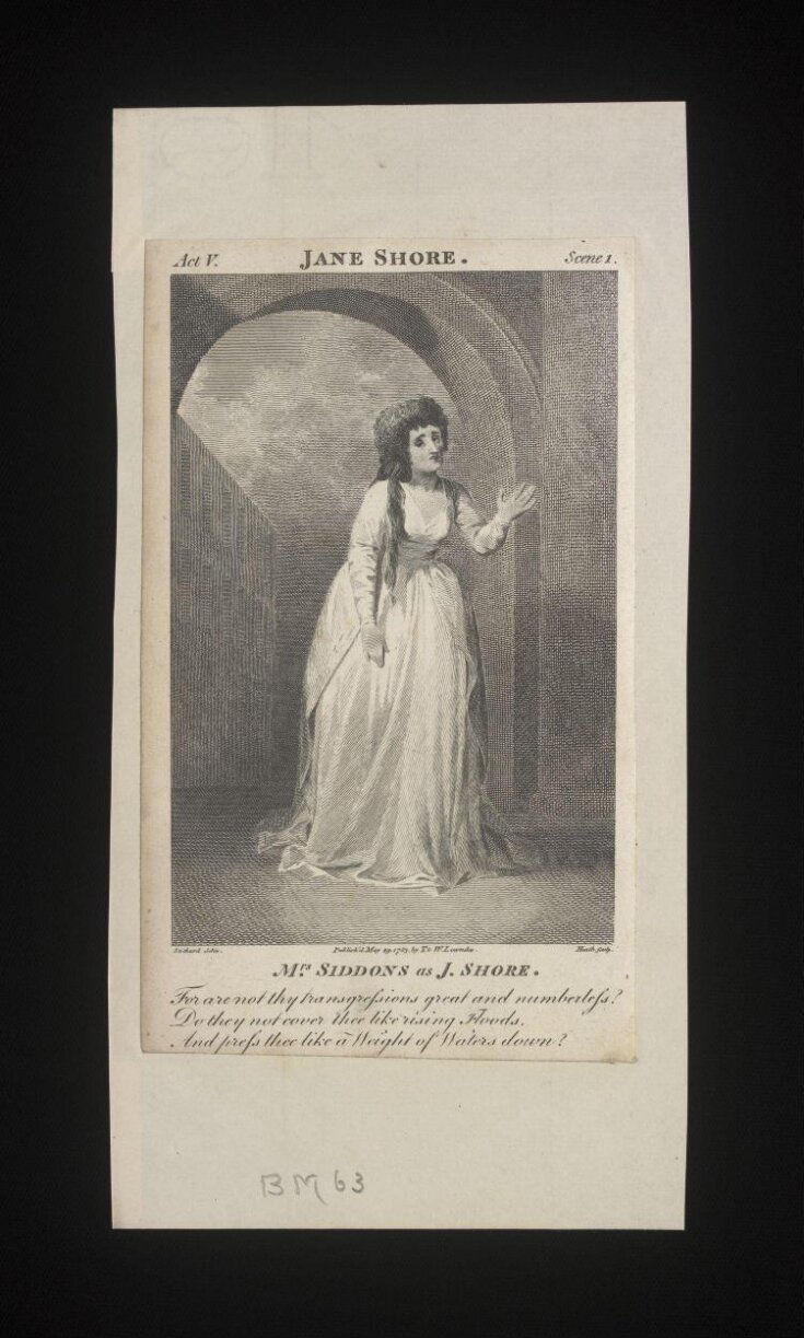 Mrs Siddons as Jane Shore top image