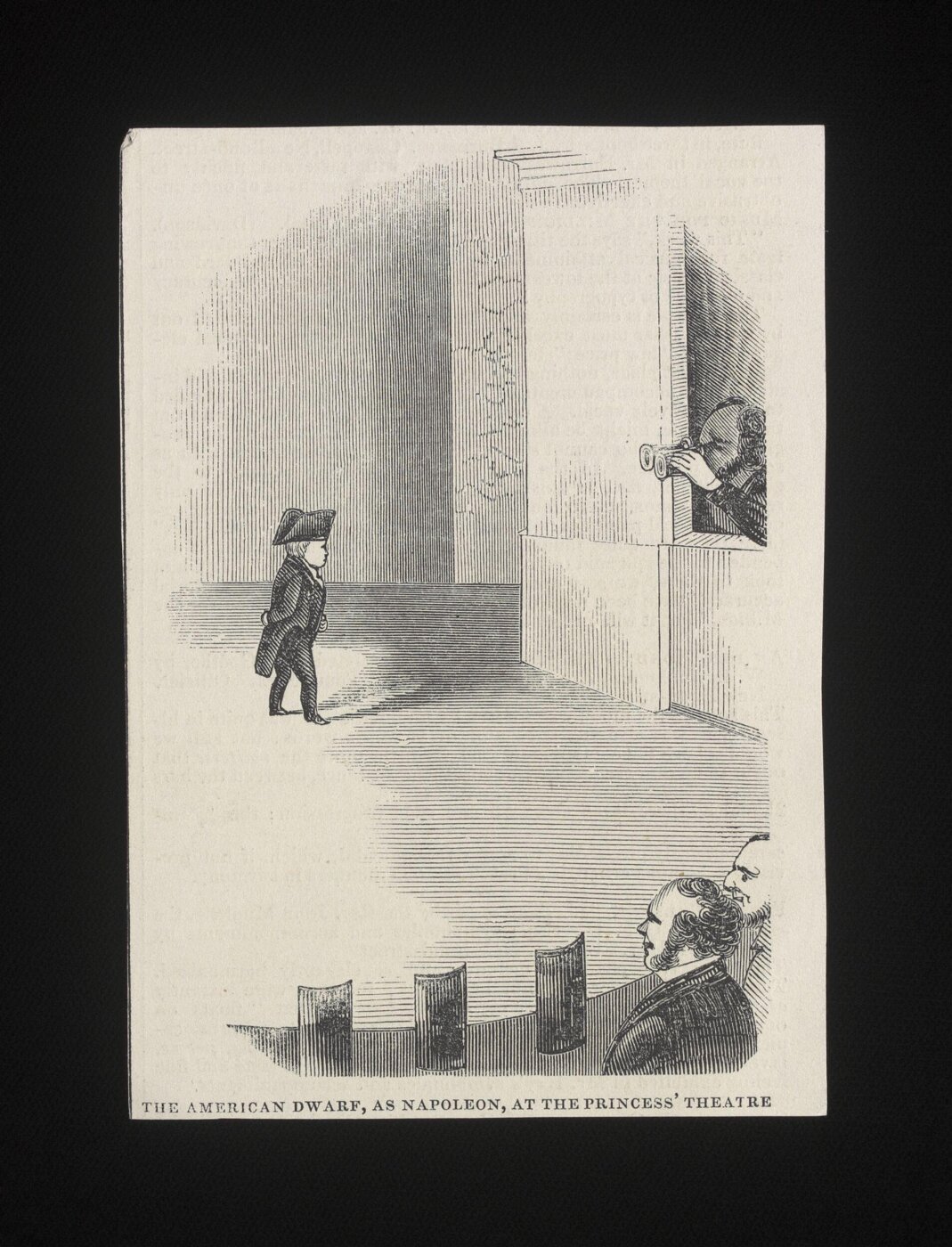 Unknown, The American Dwarf, as Napoleon, at the Princess' Theatre