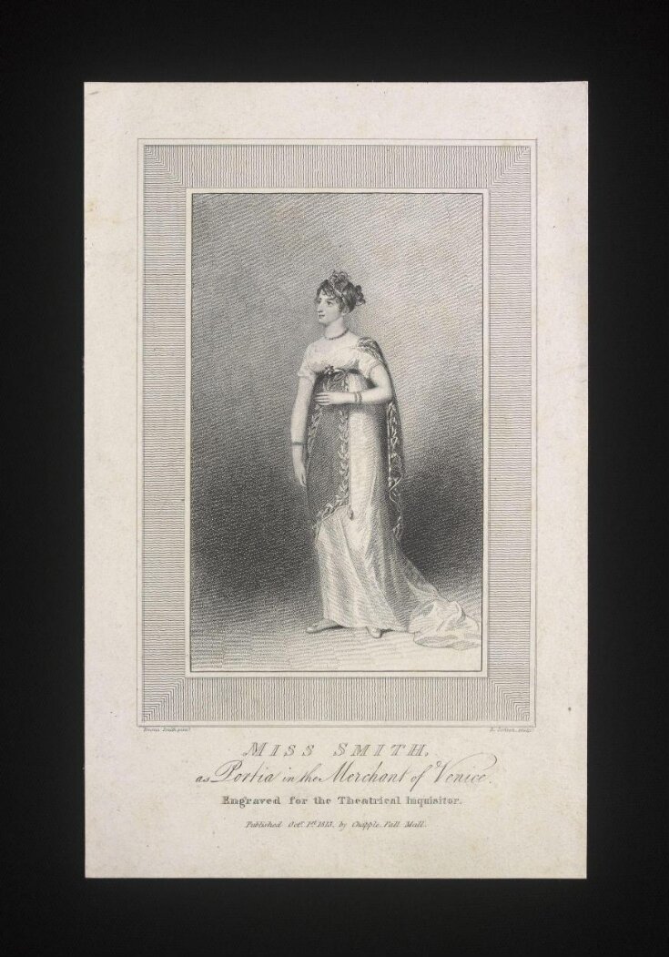 Miss Smith as Portia in the Merchant of Venice image