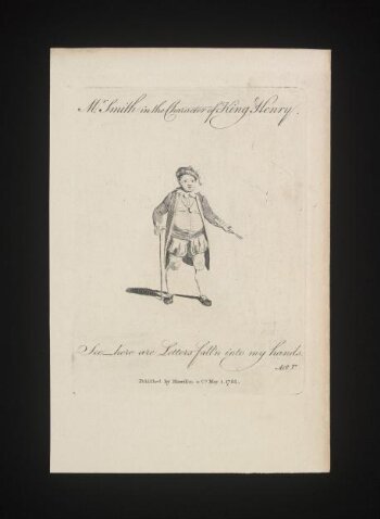 Mr Smith in the character of King Henry