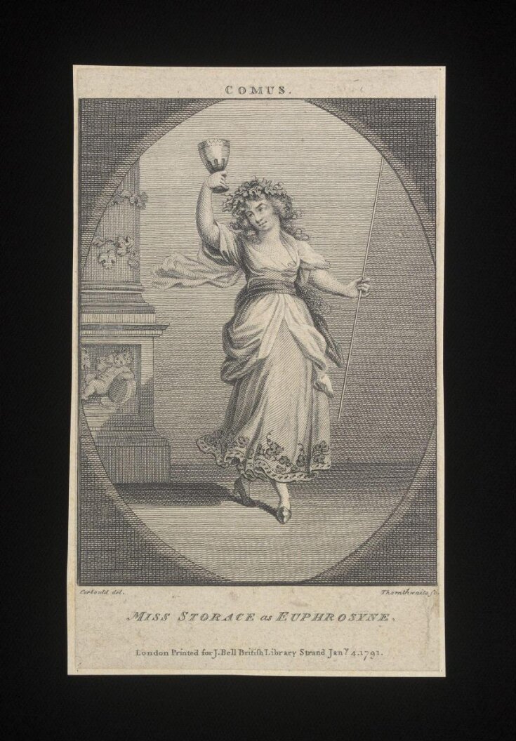 Mrs Storace as Euphrosyne top image