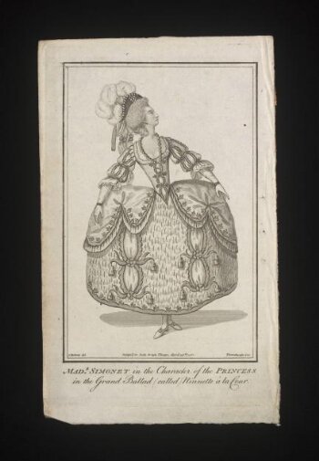 Madame Simonet in the character of the Princess in the Grand Ballad