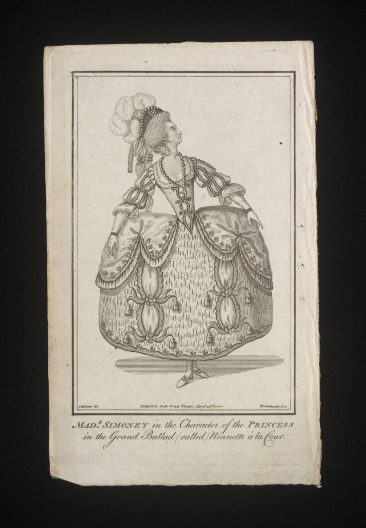 Madame Simonet in the character of the Princess in the Grand Ballad image