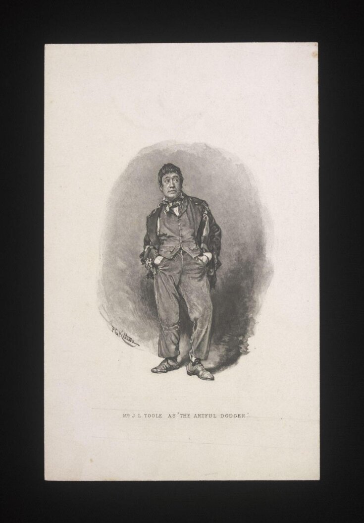 Mr. J.L.Toole as "The Artful Dodger" top image