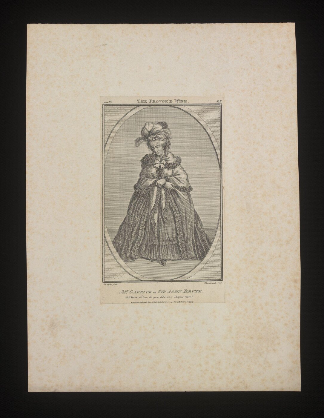 Samuel De Wilde, Mr. Garrick as Sr. John Brute