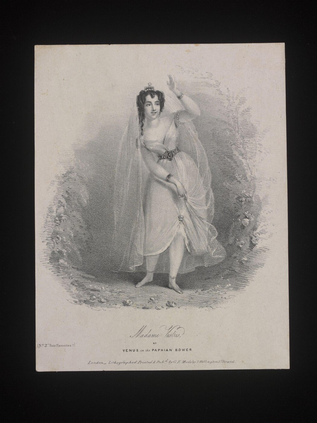 Unknown, Madame Vestris/as/Venus in the Paphian Bower