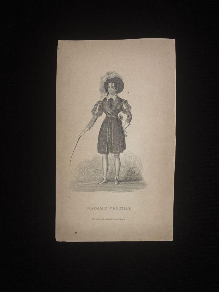Madame Vestris Unknown V&A Explore The Collections